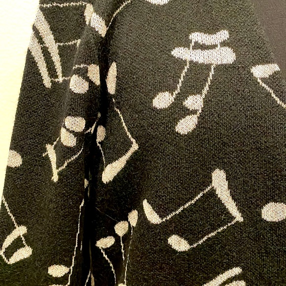 Saint Laurent Paris Music Notes Sweater Cardigan - Picture 5 of 10